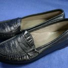 SAS PEWTER LEATHER COMFORT WALKING LOAFERS SHOES 10 N