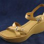 NINE WEST & CO ANKLE STRAP WEDGE PLATFORM SANDALS 9 M