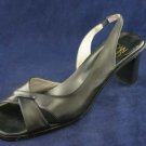 JOAN & DAVID BLACK OPEN TOE SLINGBACK SANDALS SIZE 10 M