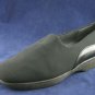 STUART WEITZMAN BLK MICROFABRIC FLATS LOAFERS 6 C EUC