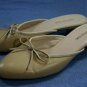 COUP D' ETAT STUDIO TAN BALLET TIE MULES SHOES 7 M NEW