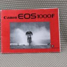 CANON EOS 1000F INSTUCTION BOOK OWNERS MANUAL - B167