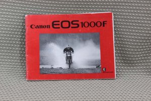 CANON EOS 1000F INSTUCTION BOOK OWNERS MANUAL - B167