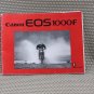 CANON EOS 1000F INSTUCTION BOOK OWNERS MANUAL - B167