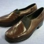 RIEKER WOMENS BROWN LEATHER LOAFERS SHOES 36/6 NEW