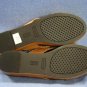 AEROSOLES CAMEL LEATHER WEDGE SLIDE SANDALS 9.5 M NEW
