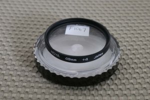 HOYA AUTH 49mm +4 DIOPTER CLOSS UP LENS FILTER F1067