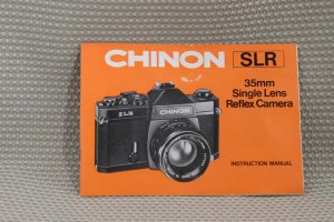 CHINON SLR ORIGINAL INSTRUCTION BOOK OWNERS MANUAL B286