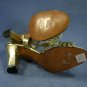 VINTAGE 60'S EASY STREET GOLD SLINGBACK SANDAL 6.5 NEW