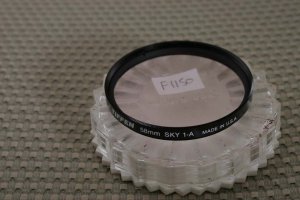 TIFFEN AUTH 58mm SKY 1A SKYKIGHT LENS FILTER USA F1150