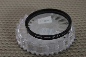 CANON AUTH 58mm  HAZE-1 FRONT LENS FILTER F1160