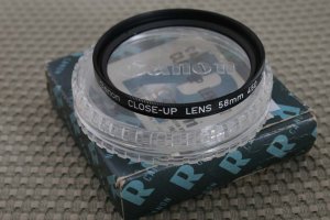CANON AUTH 58mm 450 CLOSE-UP MACRO LENS MINT IN CASE