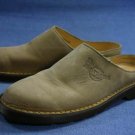 DR MARTENS WOMENS TAN LEATHER CLOGS UK 4 US 6