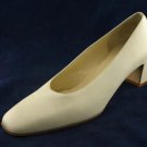 AMALFI NORDSTROM BONE LEATHER MID HEEL PUMPS 10 B MINT