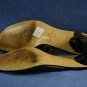 ANNE KLEIN BROWN LEATHER SLIDE SANDAL SHOES PUMPS 7 M