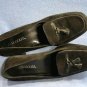 AEROSOLES BLACK SUEDE TASSEL LOAFER PUMPS 9 B EXCL