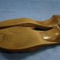 Linea Paolo Brown Leather Slide Sandals 10 N MINT