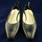 AMALFI NORDSTROM BLACK LEATHER SLINGBACK PUMPS 7 B NEW