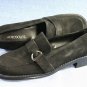 AEROSOLES CLEAN MACHINE BLACK SUEDE WOMEN LOAFER 8 NEW