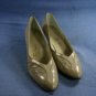 VINTAGE THOS CORT TAUPE PUMPS 12 AAA NEW NOS