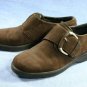ECCO WOMENS BROWN MONK STRAP WALKING SHOES 37/6.5 M