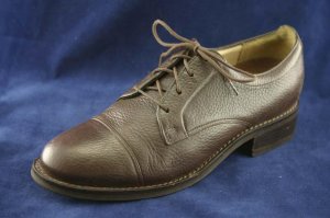 ARIAT WOMENS BROWN LEATHER OXFORDS SHOES 6.5 B