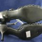 ETIENNE AIGNER BLK BRAIDED LEATHER ANKLE STRAP PUMP 10
