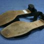 BRUNO MAGLI BLACK STRETCH SLINGBACK SANDALS 7 B