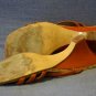 BANANA REPUBLIC ORANGE LEATHER WEDGE SLIDES SANDALS 8.5