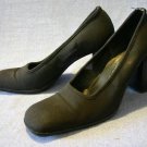 VIA SPIGA BLACK MESH FABRIC HIGH HEEL PUMPS 8 M MINT
