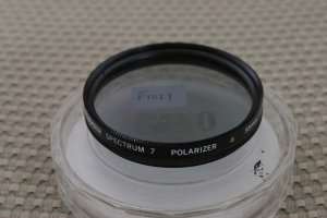 PROMASTER 55mm PL POLARIZER POLARIZING LEN FILTER F1027