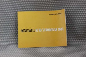 HONEYWELL AUTO STROBONAR 360A OWNER'S MANUAL MINT B161