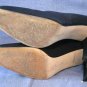VIA SPIGA WOMENS BLACK GROS-GRAIN HIGH HEEL PUMPS 8 M