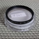 CANON AUTH 52mm Sky 1-A skylight FRONT LENS FILTER F521