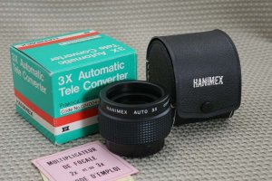 PENTAX M42 SCREW MT 3x AUTO TELE CONVERTER by HANIMEX