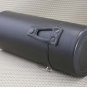 QUALITY LARGE BLACK LEATHERETTE LENS CASE TALL ZOOM