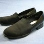 MUNRO AMERICAN BLACK STRETCH/LEATHER LOAFERS SHOES 7 M
