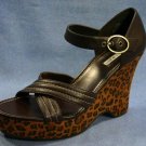 TOMMY HILFIGER PLATFORM ANKLE STRAP SANDALS 10 M MINT