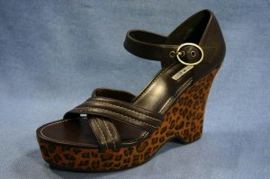 TOMMY HILFIGER PLATFORM ANKLE STRAP SANDALS 10 M MINT