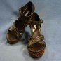 TOMMY HILFIGER PLATFORM ANKLE STRAP SANDALS 10 M MINT