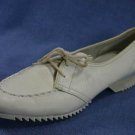 VINTAGE 60'S RED CROSS SHOES WHITE LEATHER OXFORDS 6 AA