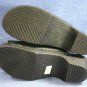 Anna WOMENS Clogs Black leather slide Sandals 9 M
