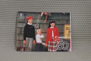 CANON T50 CAMERA INSTUCTION OWNERS MANUAL - B191
