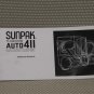 SUNPAK 411 FLASH  INSTUCTION BOOK OWNERS MANUAL - B313