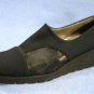 PETER KAISER $195 WOMENS BLACK WEDGE LOAFERS 8.5 NEW