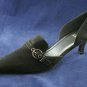 STUART WEITZMAN BLK SUEDE D'ORSAY PUMPS 8 AA WORN ONCE