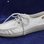 SAS WOMENS BEIGE LEATHER HANDSEWN OXFORDS 8 N BRAND NEW