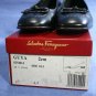 FERRAGAMO BLACK BALLET TIE LOAFERS PUMPS 10 3A mint
