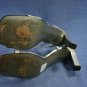 AMALFI SILVER LEATHER & CLEAR STRAPPY SANDALS 8.5 B