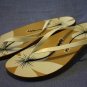 NORDSTROM WHITE LEATHER THONG SANDALS 12 M